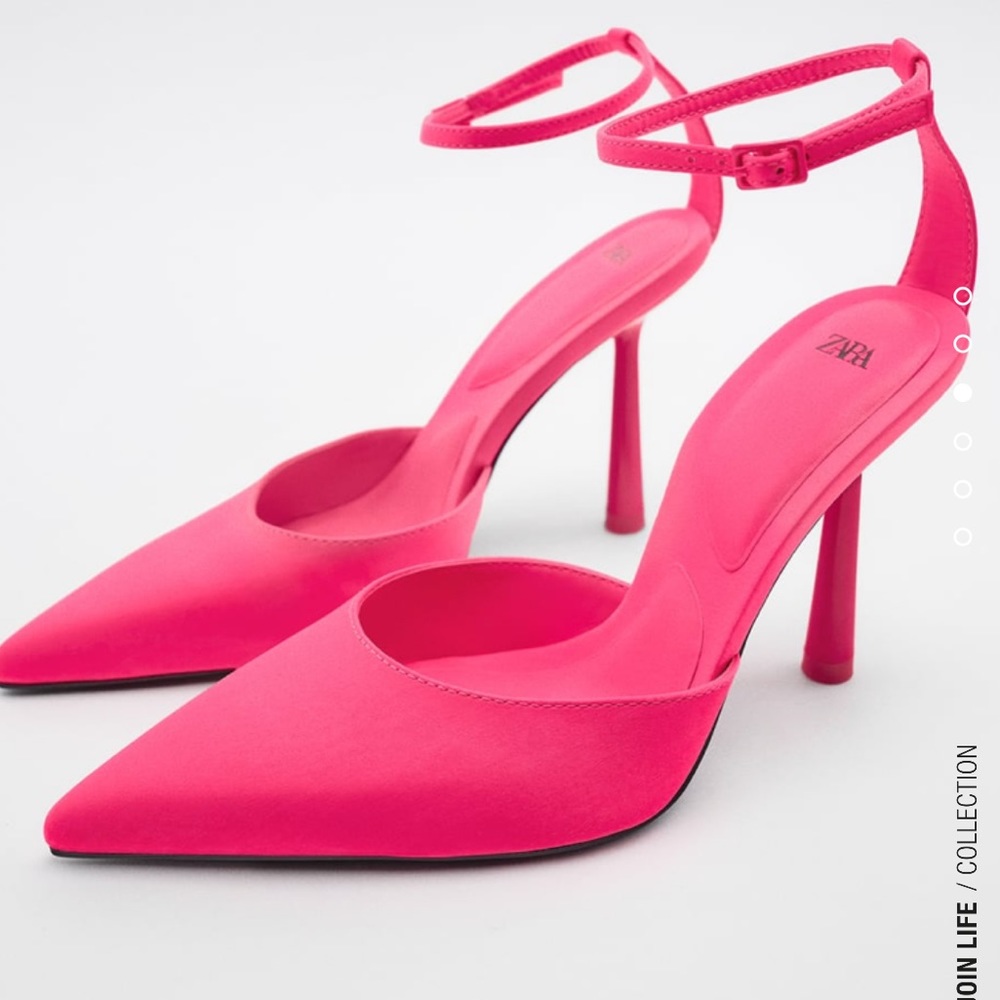 ZARA Neon Pink Heel